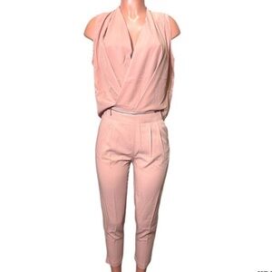 Uniq Pink 2-Piece Cropped Romper